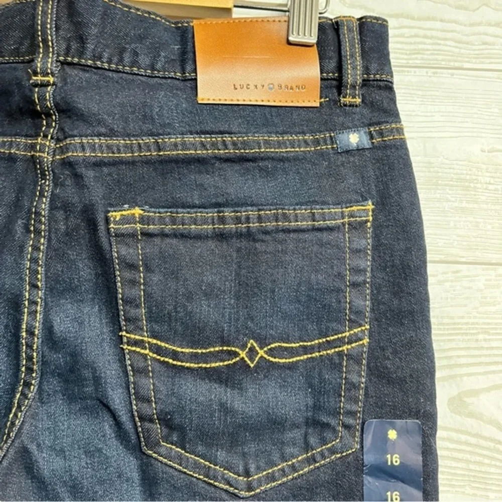 Lucky Brand Boys Denim 12 Regular‎ Dark Wash Jeans New With Tags